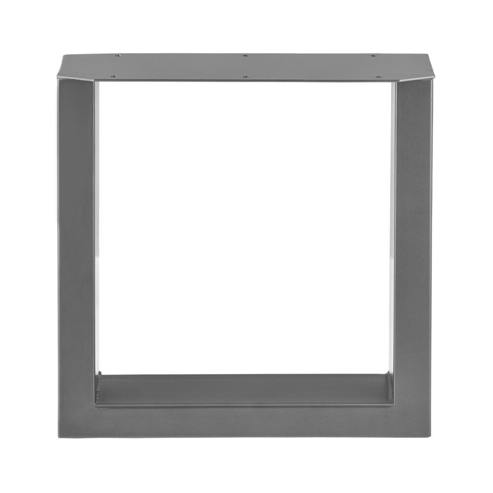 Tischbeine Metall 2er-Set Tischgestell 30x43 cm grau