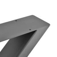 Tischbeine Metall 2er-Set Tischgestell Tischkufen 59x72cm