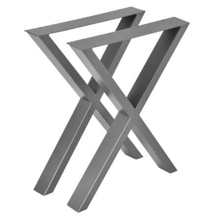Tischbeine Metall 2er-Set Tischgestell Tischkufen 59x72cm
