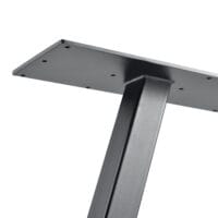 Tischbeine Metall 2er-Set Tischgestell 70x72 cm