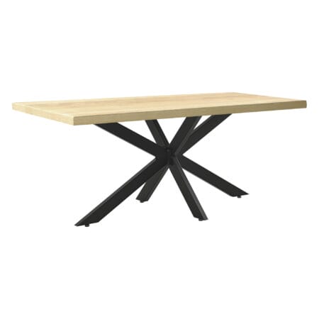 Tischgestell Tischbeine Oberau Stahl 85x85x71cm Schwarz