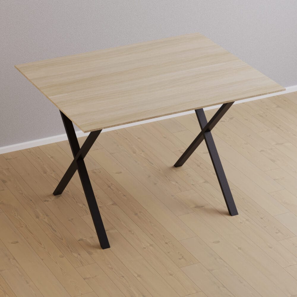 Tischgestell Tischbeine Høng für Esstische Schwarz 70x65cm