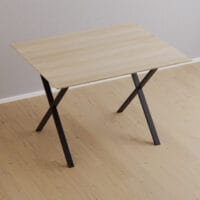 Tischgestell Tischbeine Høng für Esstische Schwarz 70x65cm