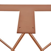Tischbeine Metall 2er-Set Tischgestell 62x22x72 cm