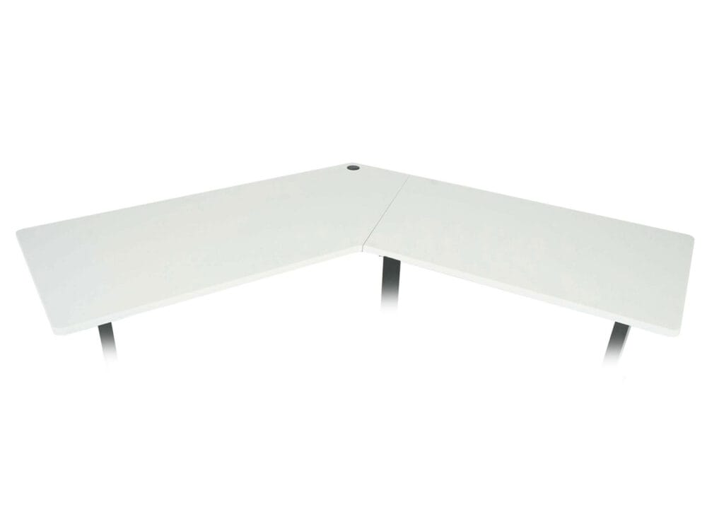 Tischplatte für Eck-Schreibtisch Schreibtischplatte 120° weiss