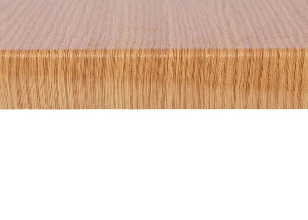 Tischplatte für Eck-Schreibtisch Schreibtischplatte 90° braun-Struktur