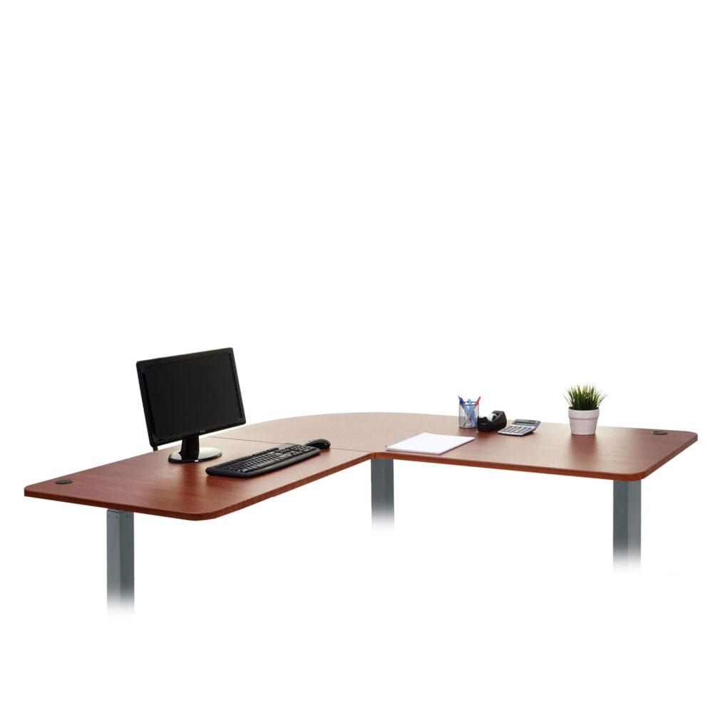 Tischplatte für Eck-Schreibtisch Schreibtischplatte 90° natur