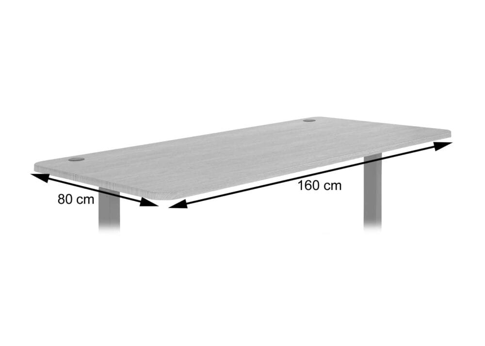 Tischplatte für Schreibtische Schreibtischplatte 160x80cm kirsch