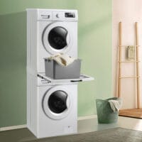 Verbindungsrahmen für Waschmaschinen mit Handtuchhalter