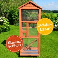 Voliere Holz Vogelvoliere M