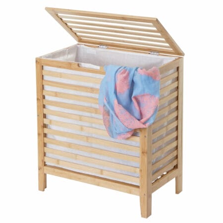 Wäschekorb Laundry Wäschetruhe 65L Bambus