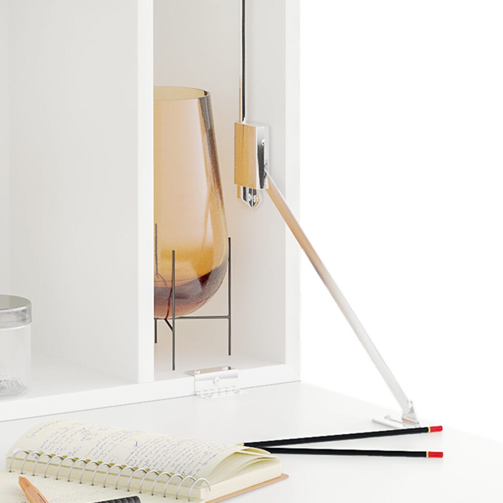Wandklapptisch Schreibtisch mit Stauraum Klappbarer 77x20x41cm
