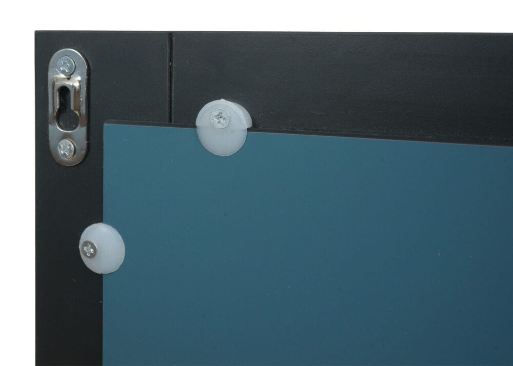 Wandspiegel JAM-L86 Badezimmer Badspiegel 72x52cm schwarz
