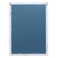 Wandspiegel JAM-L86 Badspiegel Spiegel 72x52cm Marmor-Optik weiss