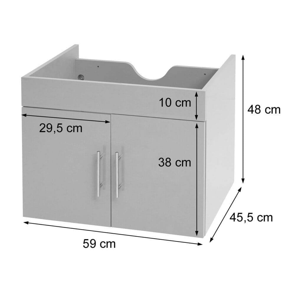 Waschbeckenunterschrank JAM-D16 Waschtischunterschrank 60cm