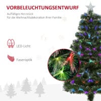 Weihnachtsbaum 1.2m 130 Zweige Lichteffekte Ø66xH120cm