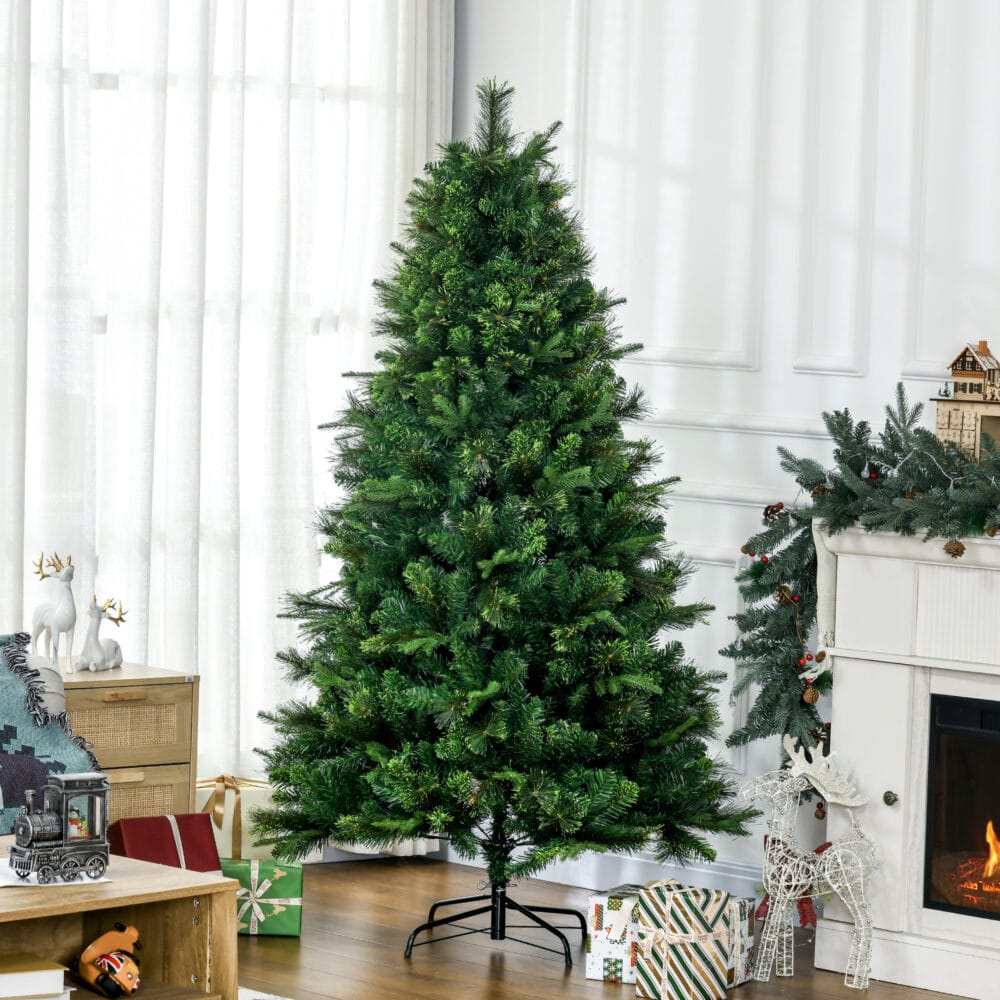 Weihnachtsbaum 180cm Kunst mit Standfuss 910 Astspitzen
