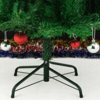Weihnachtsbaum 180cm mit Schnee + Tannenzapfen + Ständer