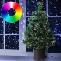 Weihnachtsbaum Christbaum mit Lichteffekte