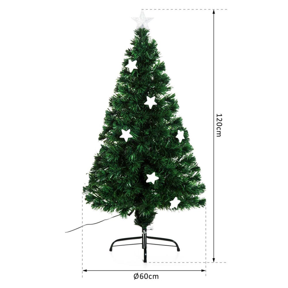 Weihnachtsbaum mit Beleuchtung 120cm Tannenbaum