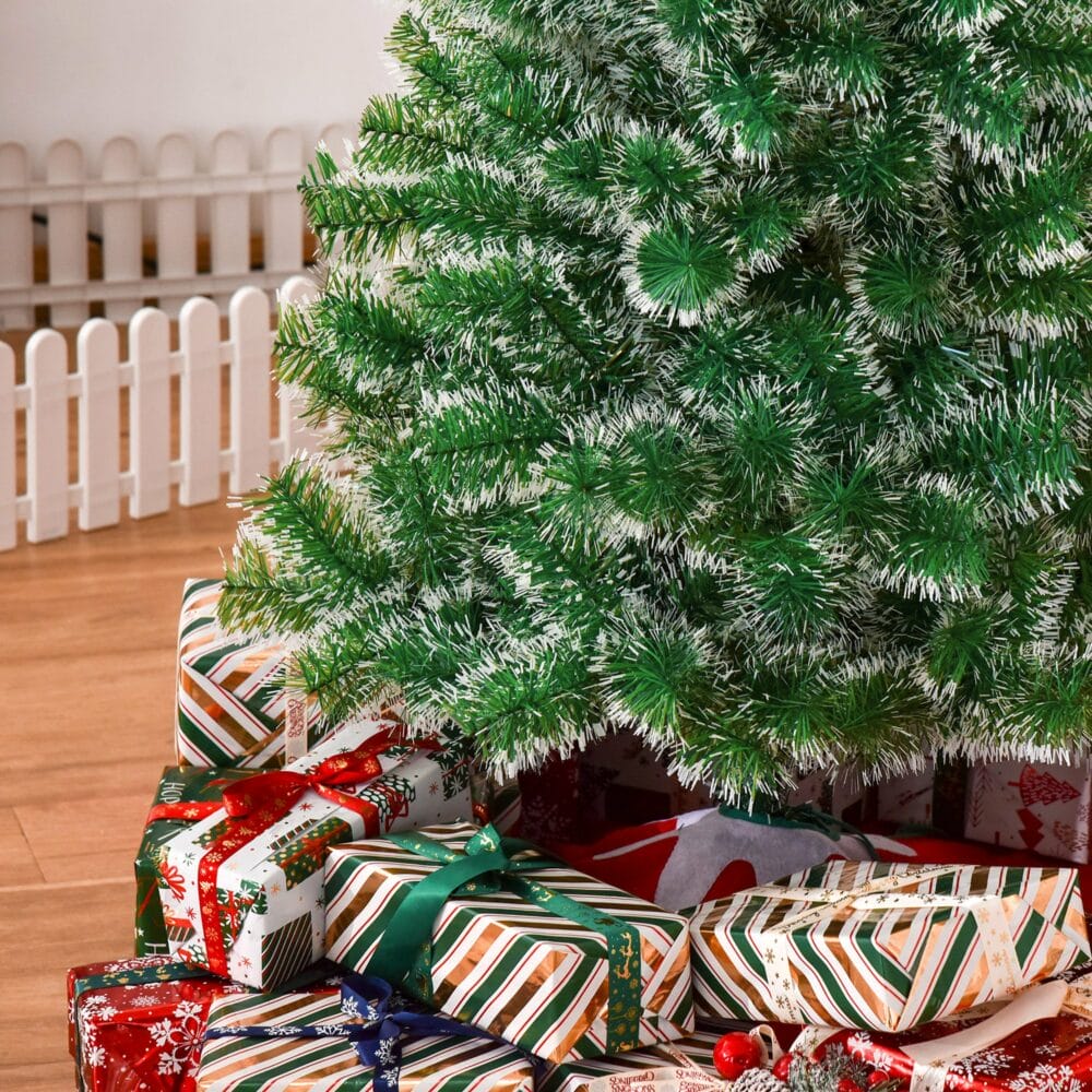 Weihnachtsbaum mit Schnee 150cm Künstlicher Christbaum