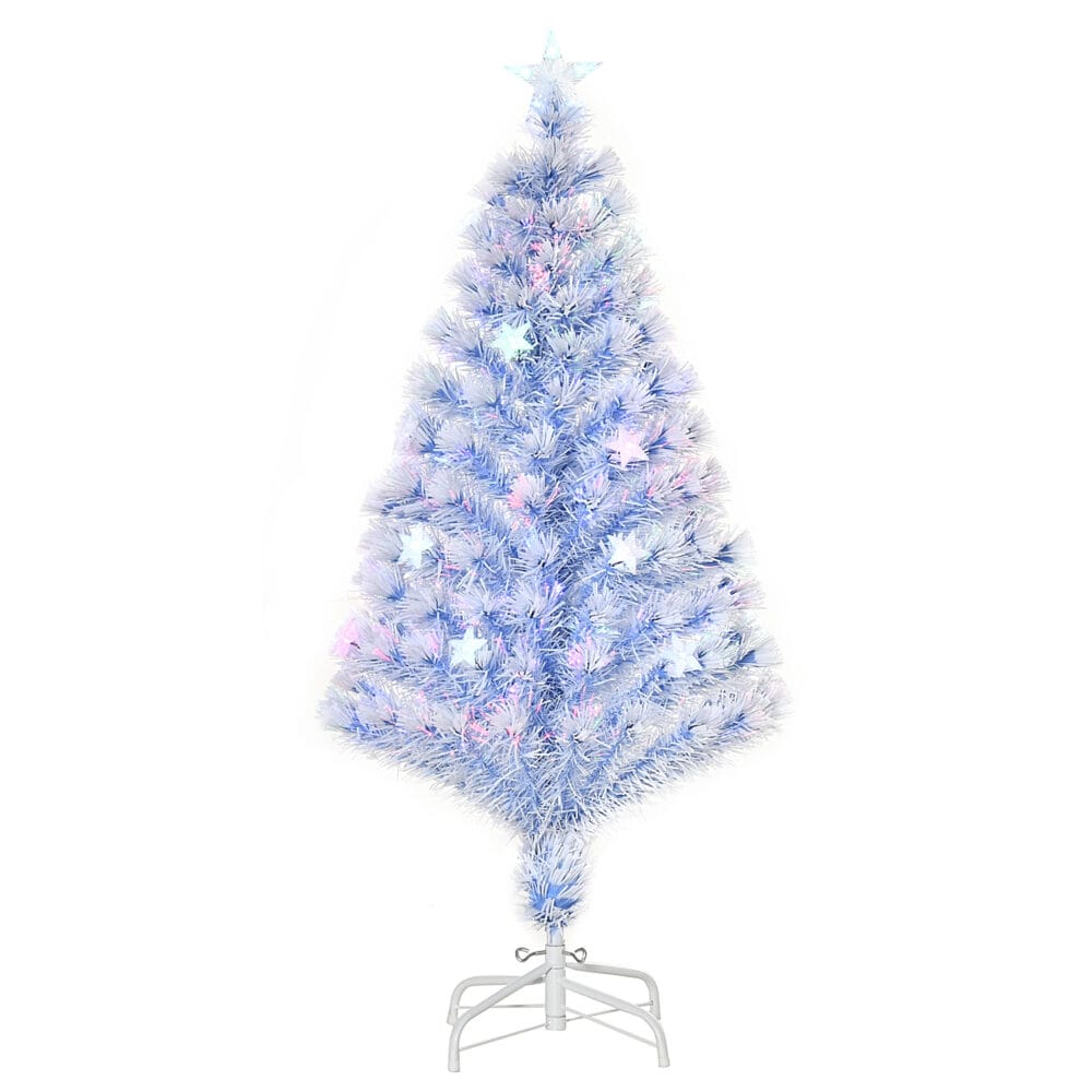 Weihnachtsbaum weiss mit Licht 120cm Tannenbaum