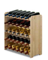 Weinregal für 30 Flaschen - Natur