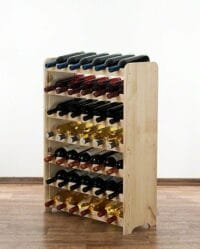 Weinregal für 42 Flaschen - Natur