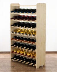 Weinregal für 56 Flaschen natur