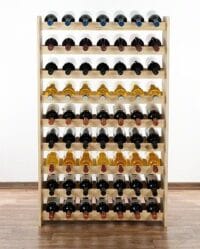 Weinregal für 63 Flaschen - Natur