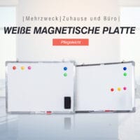 Whiteboard Magnettafel Wandtafel mit Zubehör 90x60cm