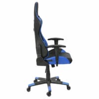 XXL Bürostuhl Racer Gamingstuhl 150kg belastbar schwarz blau