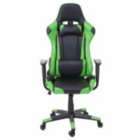 XXL Bürostuhl Racer Gamingstuhl 150kg belastbar - schwarz grün