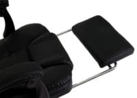 Bürostuhl Chefsessel ausziehbare Fussstütze Kunstleder schwarz