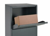 Paketkasten Paketbox, Paketbriefkasten Briefkasten XL anthrazit