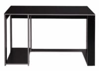Schreibtisch Computertisch Bürotisch, 120x60x76cm schwarz-grau