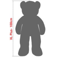 Teddybär 100cm Plüsch Teddy XL weiss