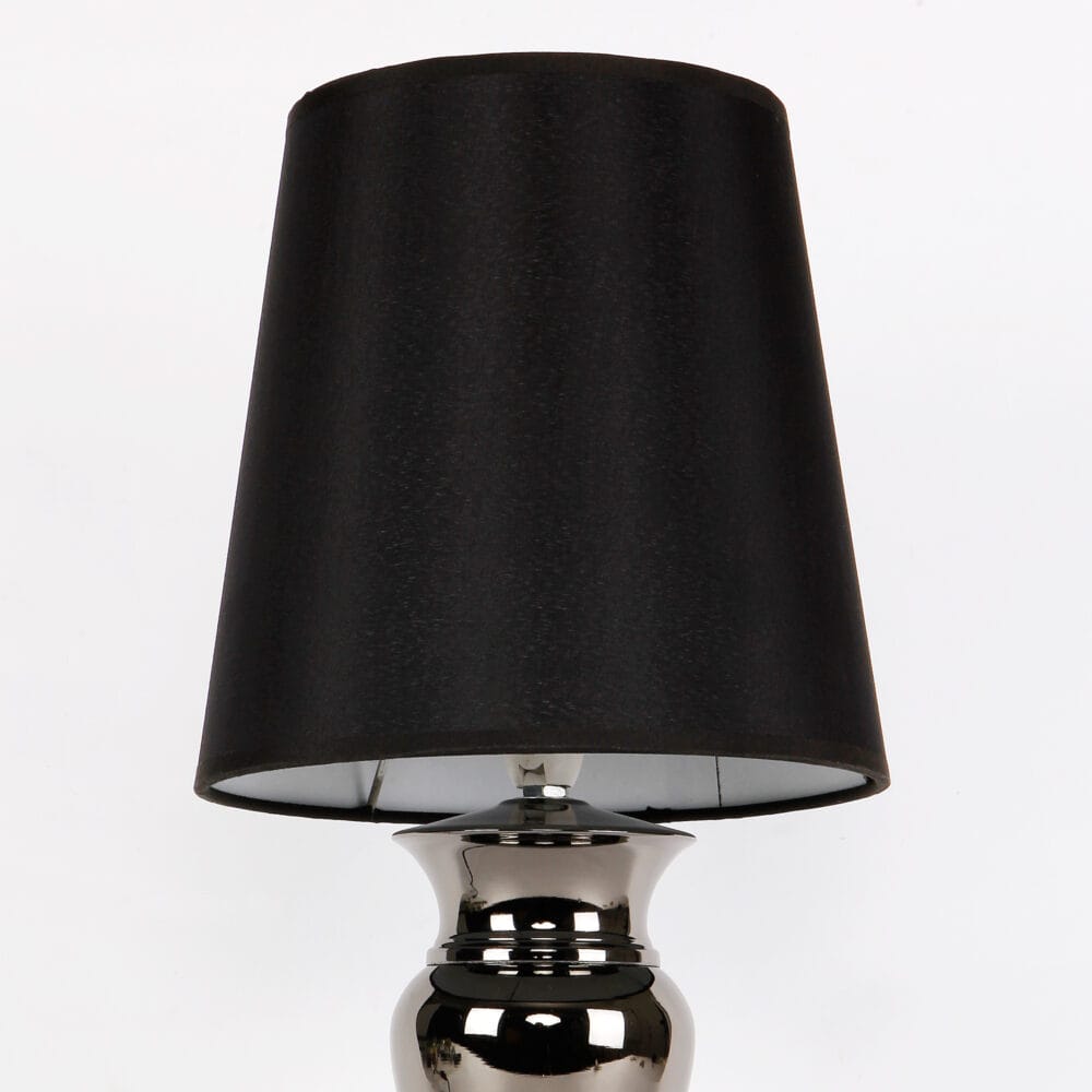 Moderne Tischlampe H:48cm Schwarz