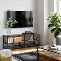 VASAGLE TV Lowboard für Fernseher bis zu 60 Zoll