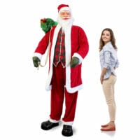 Weihnachtsmann 200cm singt Weihnachtslieder und tanzt